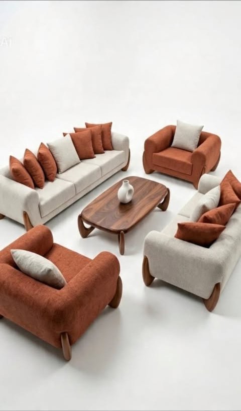 Mid-Century Modern Living Room Set