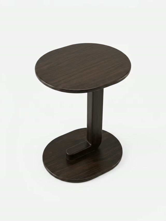 Sculptural Wooden Side Table Collection
